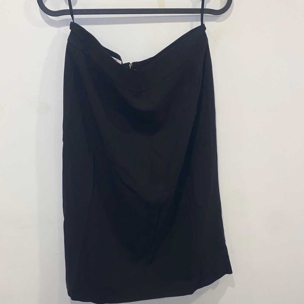 Prada Black Silk Blend Top with Subtle Sheen